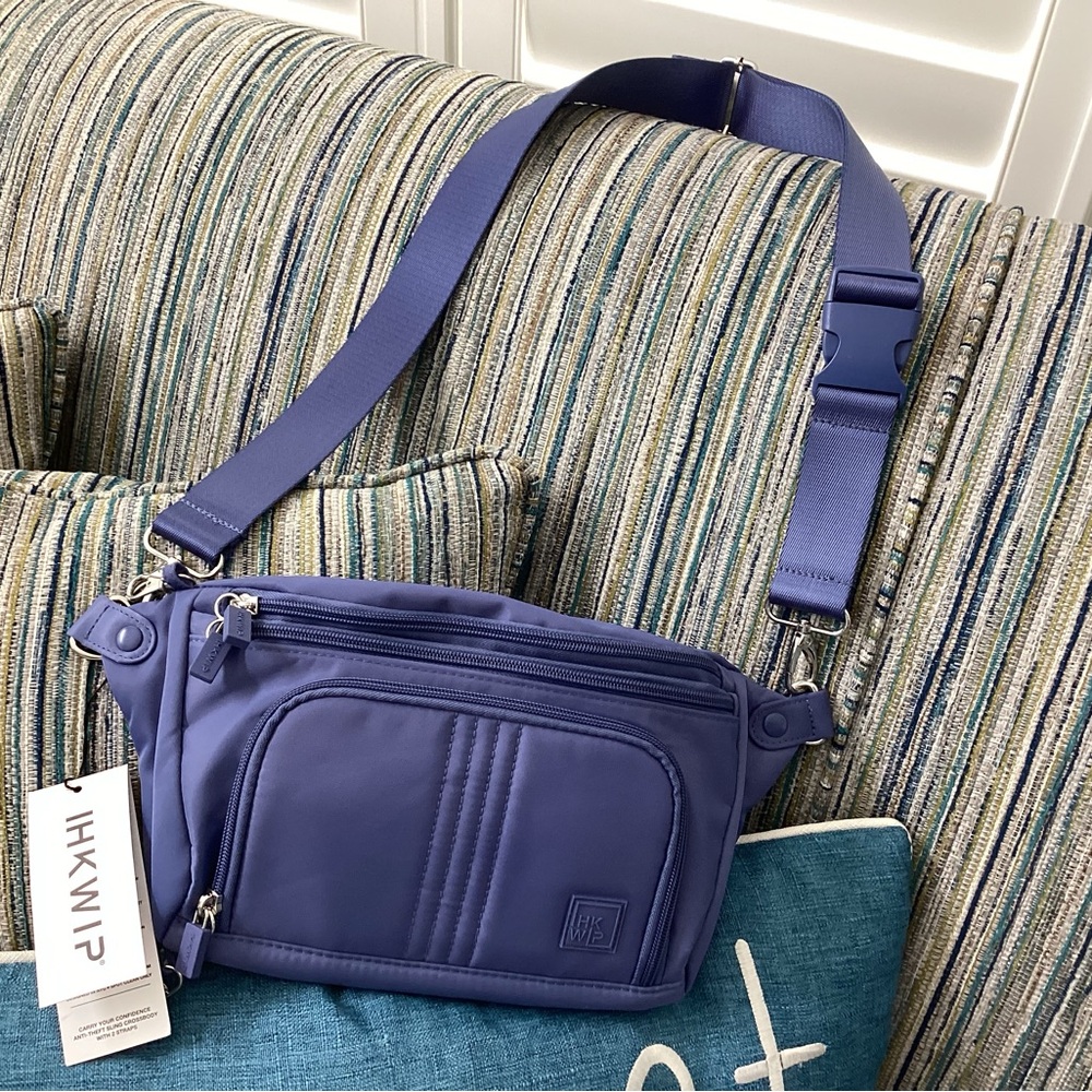 IHKWIP Purple AntiTheft Sling Crossbody Bag